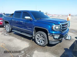 2018 GMC Sierra 1500 SLT z VIN 3GTU2NEC8JG254323, wystawiony jako IAAI lot #41772180 z przebiegiem 157 143 mil mil oraz . Historia ofert i sprzedaży dostępna na DreamBid. Obrazek 1.