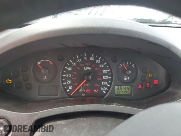 2005 Ford Focus S with VIN 3FAFP31N65R161757, listed as a Copart auction lot 44373605 with 187,145 mi miles and Salvage Title. Bid and sale history available at carsss.com. Image 9.
