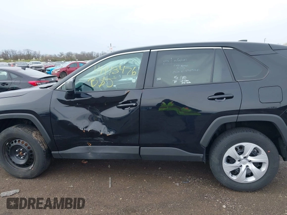 2024 Toyota RAV4 LE with VIN 2T3F1RFV0RW459195, listed as a IAAI auction lot 41943476 with 16,654 mi miles. Bid and sale history available at carsss.com. Image 14.