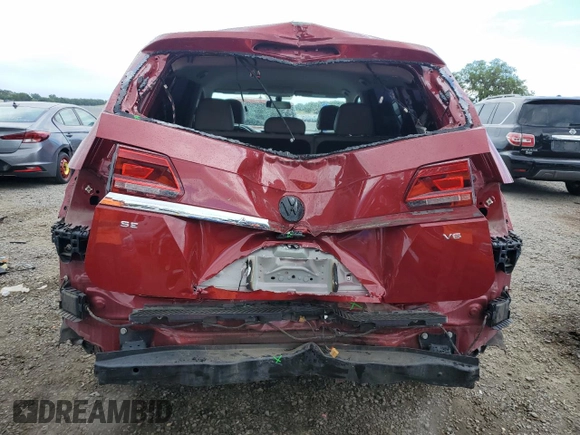 2018 Volkswagen Atlas SE with VIN 1V2CR2CAXJC581959, listed as a Copart auction lot 56651595 with 82,241 mi miles and Salvage title. Bid and sale history available at DreamBid. Image 6.