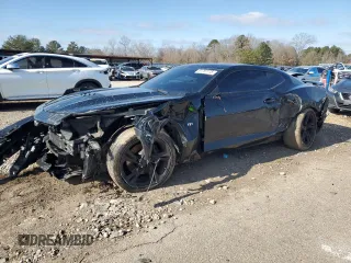 2020 Chevrolet Camaro 1SS with VIN 1G1FF1R76L0106111, listed as a Copart auction lot 87757775 with 68,646 mi miles and Salvage Title. Bid and sale history available at carsss.com. Image 1.