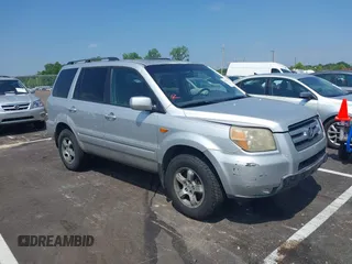 2007 Honda Pilot EX-L with VIN 5FNYF18707B023525, listed as a IAAI auction lot 42437445 with 248,146 mi miles and . Bid and sale history available at DreamBid. Image 1.