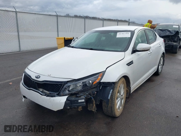 2015 Kia Optima EX with VIN 5XXGN4A7XFG429821, listed as a IAAI auction lot 41707204 with 134,383 mi miles. Bid and sale history available at carsss.com. Image 6.