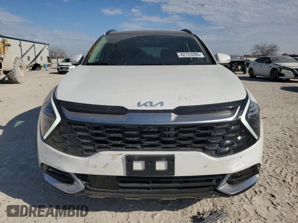 2025 Kia Sportage SX-Prestige with VIN KNDPXCDG1S7177587, listed as a Copart auction lot 42723205 with 6,704 mi miles and Salvage title. Bid and sale history available at DreamBid. Image 5.