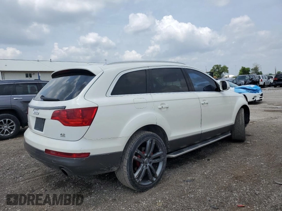 2008 Audi Q7 Premium with VIN WA1BV94L88D025603, listed as a Copart auction lot 61346135 with 74,227 mi miles and Clean title. Bid and sale history available at DreamBid. Image 3.