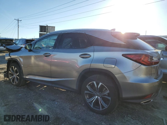 2022 Lexus RX with VIN JTJHZMDA9N2058376, listed as a Copart auction lot 45539255 with 19,503 mi miles and Salvage Title. Bid and sale history available at carsss.com. Image 2.