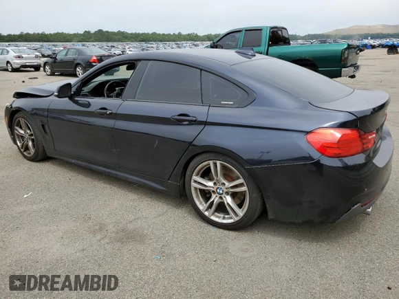 2015 BMW 4 Series 435i xDrive z VIN WBA4B3C57FD669983, wystawiony jako Copart lot #57360823 z przebiegiem 56 215 mil mil oraz . Historia ofert i sprzedaży dostępna na DreamBid. Obrazek 2.