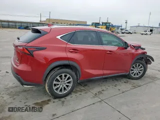 2017 Lexus NX with VIN JTJYARBZ9H2059934, listed as a Copart auction lot 52036095 with 121,676 mi miles and Salvage Title. Bid and sale history available at carsss.com. Image 3.