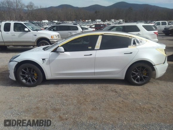 2020 Tesla Model 3 Standard Range Plus with VIN 5YJ3E1EA0LF597839, listed as a IAAI auction lot 41639219 with 49,220 mi miles. Bid and sale history available at carsss.com. Image 15.