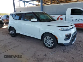 2021 Kia Soul S with VIN KNDJ23AU7M7142909, listed as a Copart auction lot 50317055 with 22,560 mi miles and Salvage Title. Bid and sale history available at DreamBid. Image 4.