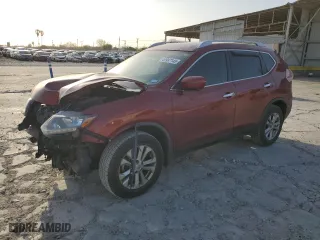 2016 Nissan Rogue SV with VIN JN8AT2MT0GW005836, listed as a Copart auction lot 49987145 with 94,636 mi miles and Salvage Title. Bid and sale history available at carsss.com. Image 1.