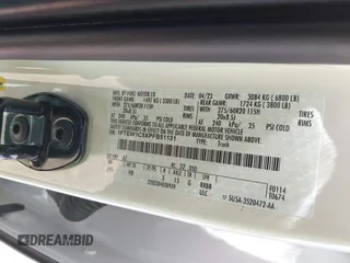 2023 Ford F-150 XL with VIN 1FTEW1C5XPFB51131, listed as a IAAI auction lot 41796307 with 31,068 mi miles and . Bid and sale history available at DreamBid. Image 9.
