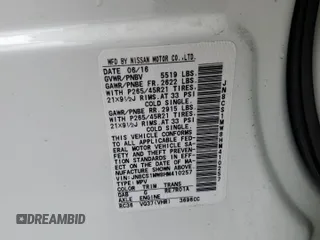 2017 Infiniti QX70 z VIN JN8CS1MW8HM410257, wystawiony jako Copart lot #54413295 z przebiegiem 41 206 mil mil oraz Szkody całkowita. Historia ofert i sprzedaży dostępna na DreamBid. Obrazek 13.