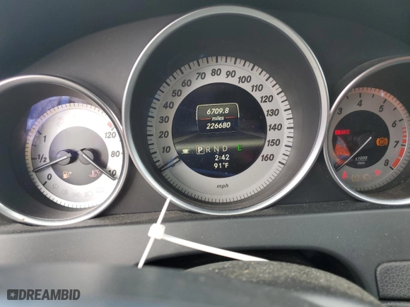 2013 Mercedes-Benz C-Class C 250 Sport with VIN WDDGF4HB1DR250042, listed as a Copart auction lot 53188535 with 226,680 mi miles and Clean Title. Bid and sale history available at carsss.com. Image 9.