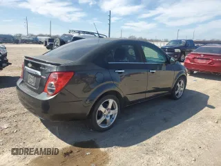 2014 Chevrolet Sonic LTZ with VIN 1G1JE5SB9E4103444, listed as a Copart auction lot 46949955 with 120,986 mi miles and Clean Title. Bid and sale history available at carsss.com. Image 3.