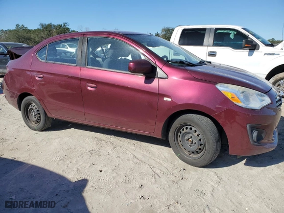 2017 Mitsubishi Mirage G4 ES with VIN ML32F3FJ5HHF11232, listed as a Copart auction lot 47918475 with 108,307 mi miles and Salvage Title. Bid and sale history available at carsss.com. Image 4.