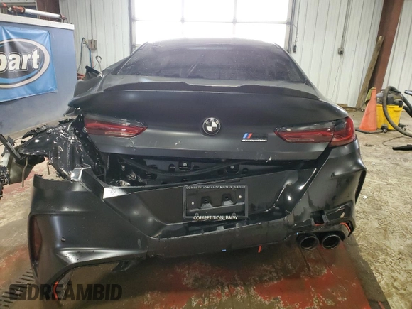 2025 BMW M8 Competition z VIN WBSGV0C04SCS21820, wystawiony jako Copart lot #73384474 z przebiegiem 3 457 mil mil oraz Szkoda całkowita • Salvage title. Historia ofert i sprzedaży dostępna na DreamBid. Obrazek 6.