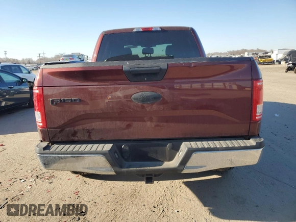 2015 Ford F-150 XLT with VIN 1FTEW1E81FKD22779, listed as a Copart auction lot 42975895 with 144,062 mi miles and Salvage Title. Bid and sale history available at carsss.com. Image 6.