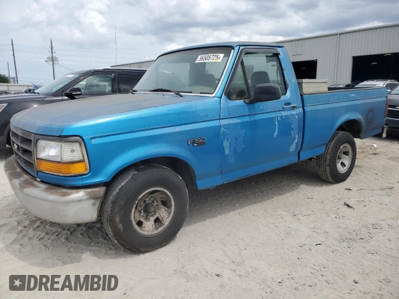 1995 Ford F-150 с VIN 1FTDF15Y7SNA97918, выставлен на аукционе Copart как лот 56505725 с пробегом 296 106 миль миль и Чистый • Clean title. История ставок и продаж доступна на DreamBid. Изображение 1.