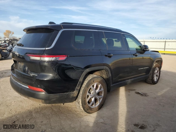 2022 Jeep Grand Cherokee L Limited with VIN 1C4RJKBG1N8578515, listed as a Copart auction lot 81767104 with 83,539 mi miles and Salvage Title. Bid and sale history available at carsss.com. Image 3.