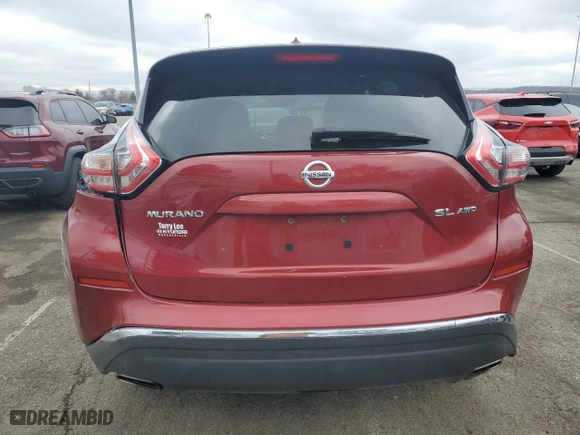 2016 Nissan Murano S with VIN 5N1AZ2MH4GN123640, listed as a Copart auction lot 44959625 with 159,739 mi miles and Salvage Title. Bid and sale history available at carsss.com. Image 6.