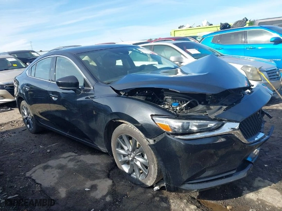 2018 Mazda Mazda6 Sport with VIN JM1GL1UM8J1330490, listed as a IAAI auction lot 41323191 with 1 mi miles. Bid and sale history available at carsss.com. Image 1.