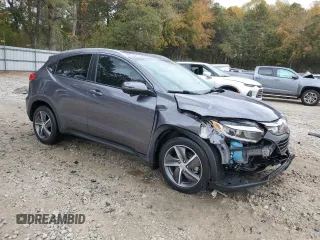 2021 Honda HR-V EX-L with VIN 3CZRU5H79MM729251, listed as a Copart auction lot 77986954 with 58,007 mi miles and Salvage Title. Bid and sale history available at carsss.com. Image 4.