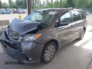 2014 Toyota Sienna Limited z VIN 5TDDK3DC9ES088584, wystawiony jako IAAI lot #42333016 z przebiegiem 115 138 mil mil oraz . Historia ofert i sprzedaży dostępna na DreamBid. Obrazek 2.
