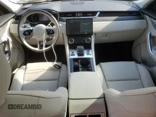 2022 Jaguar F-Pace with VIN SADCK2EX3NA698232, listed as a Copart auction lot 58552985 with 24,413 mi miles and Salvage title. Bid and sale history available at DreamBid. Image 8.