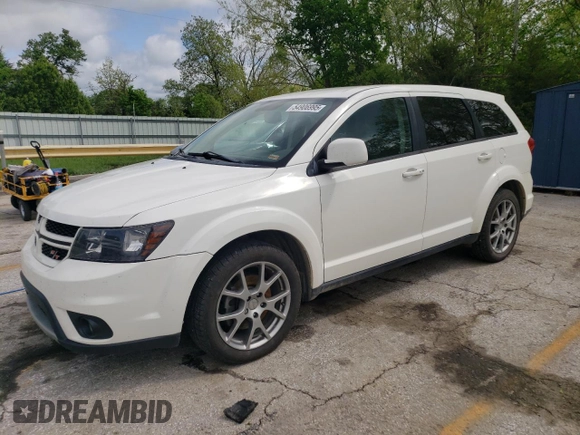 2014 Dodge Journey R/T z VIN 3C4PDCEG4ET308051, wystawiony jako Copart lot #54906995 z przebiegiem 173 960 mil mil oraz Szkoda całkowita • Salvage title. Historia ofert i sprzedaży dostępna na DreamBid. Obrazek 1.