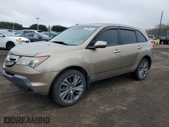 2008 Acura MDX Tech Pkg with VIN 2HNYD28318H520372, listed as a Copart auction lot 50003185 with 161,194 mi miles and Clean Title. Bid and sale history available at carsss.com. Image 1.