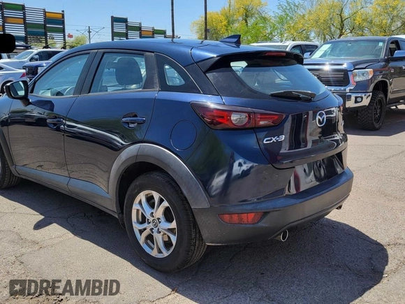 2020 Mazda CX-3 Sport with VIN JM1DKDB76L1465863, listed as a Copart auction lot 55283885 with 180,000 mi miles and Clean Title. Bid and sale history available at carsss.com. Image 3.