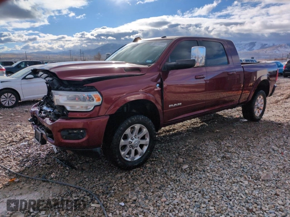 2019 Ram 2500 Laramie with VIN 3C6UR5NL4KG667005, listed as a Copart auction lot 83116044 with 137,862 mi miles and Salvage Title. Bid and sale history available at carsss.com. Image 1.