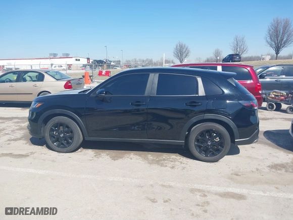 2023 Honda HR-V Sport with VIN 3CZRZ2H58PM717238, listed as a IAAI auction lot 41742488 with 28,108 mi miles. Bid and sale history available at carsss.com. Image 14.
