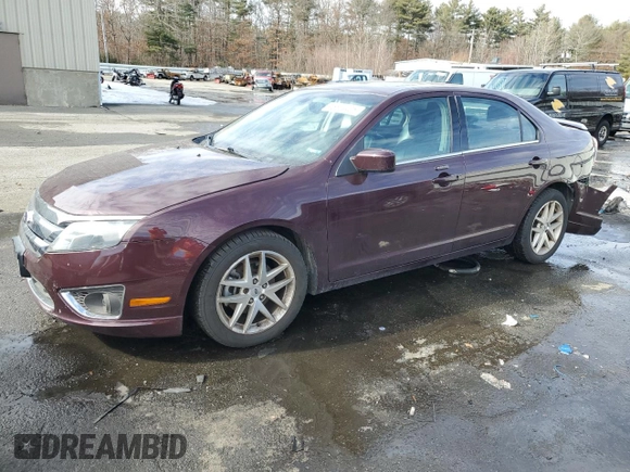 2012 Ford Fusion SEL with VIN 3FAHP0JA1CR424786, listed as a Copart auction lot 46674425 with 103,160 mi miles and Salvage Title. Bid and sale history available at DreamBid. Image 1.