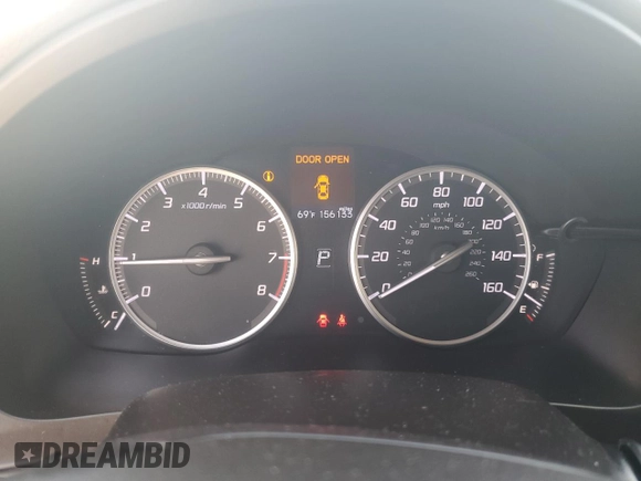 2016 Acura ILX w/Premium Pkg with VIN 19UDE2F77GA010274, listed as a Copart auction lot 48346495 with 156,133 mi miles and Salvage Title. Bid and sale history available at carsss.com. Image 9.