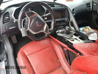 2016 Chevrolet Corvette 2LT with VIN 1G1YD2D77G5109992, listed as a Copart auction lot 74249124 with 0 mi miles and Salvage Title. Bid and sale history available at carsss.com. Image 8.