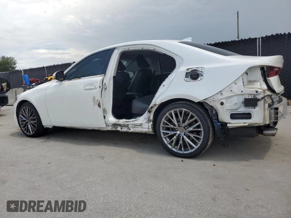 2015 Lexus IS 250 with VIN JTHBF1D24F5063654, listed as a Copart auction lot 60109015 with 110,589 mi miles and Salvage title. Bid and sale history available at DreamBid. Image 2.