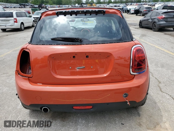 2021 MINI Hardtop Cooper with VIN WMWXR3C03M2N94446, listed as a Copart auction lot 56406585 with 25,240 mi miles and Salvage title. Bid and sale history available at DreamBid. Image 6.
