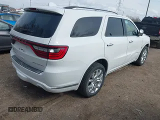 2016 Dodge Durango Citadel with VIN 1C4RDJEGXGC331569, listed as a IAAI auction lot 41933753 with 131,420 mi miles and . Bid and sale history available at DreamBid. Image 4.