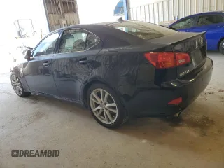 2007 Lexus IS 350 with VIN JTHBE262772010116, listed as a Copart auction lot 56351775 with 199,969 mi miles and Salvage title. Bid and sale history available at DreamBid. Image 2.