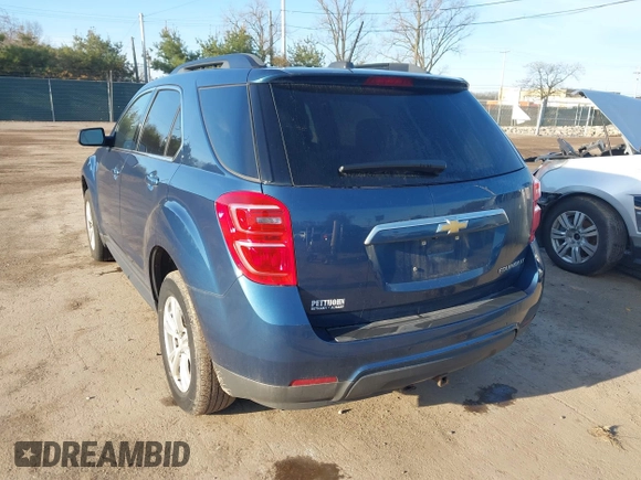 2016 Chevrolet Equinox LT with VIN 2GNALCEK2G6348625, listed as a IAAI auction lot 42090565 with 171,842 mi miles and . Bid and sale history available at carsss.com. Image 3.