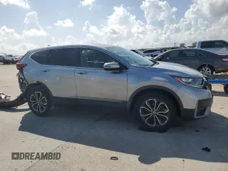 2020 Honda CR-V EX with VIN 7FARW1H56LE006181, listed as a Copart auction lot 60908525 with 60,614 mi miles and Salvage title. Bid and sale history available at DreamBid. Image 4.