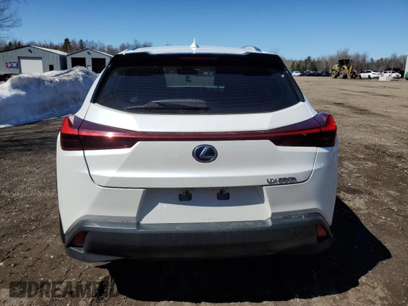 2021 Lexus UX 250h with VIN JTHP9JBH6M2039598, listed as a Copart auction lot 53758085 with 66,383 mi miles and Salvage title. Bid and sale history available at DreamBid. Image 6.