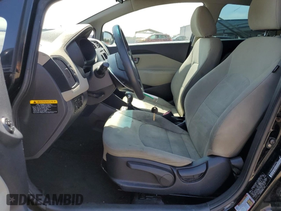2013 Kia Rio LX with VIN KNADM4A31D6112747, listed as a Copart auction lot 57768594 with 87,140 mi miles and Salvage Title. Bid and sale history available at carsss.com. Image 7.