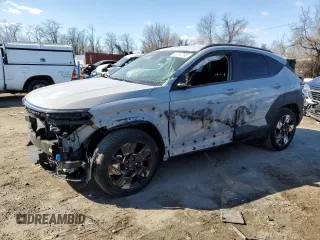 2024 Hyundai Kona SEL with VIN KM8HB3AB6RU065130, listed as a Copart auction lot 45712795 with 8,183 mi miles and Salvage Title. Bid and sale history available at carsss.com. Image 1.