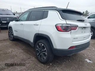 2023 Jeep Compass Limited with VIN 3C4NJDCN9PT567144, listed as a IAAI auction lot 41453466 with 35,973 mi miles and . Bid and sale history available at carsss.com. Image 3.