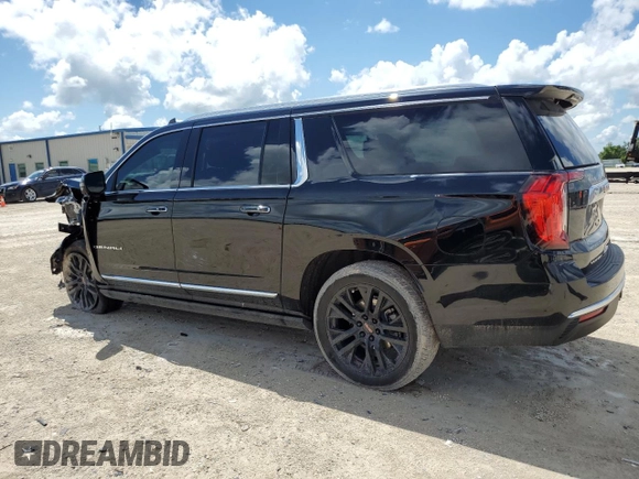 2023 GMC Yukon XL Denali with VIN 1GKS2JKT2PR438920, listed as a Copart auction lot 69749244 with 23,817 mi miles and Salvage Title. Bid and sale history available at DreamBid. Image 2.