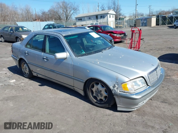 1998 Mercedes-Benz C 230/260/280/320 with VIN WDBHA23G9WA578796, listed as a IAAI auction lot 41704961 with 217,309 mi miles and . Bid and sale history available at carsss.com. Image 1.