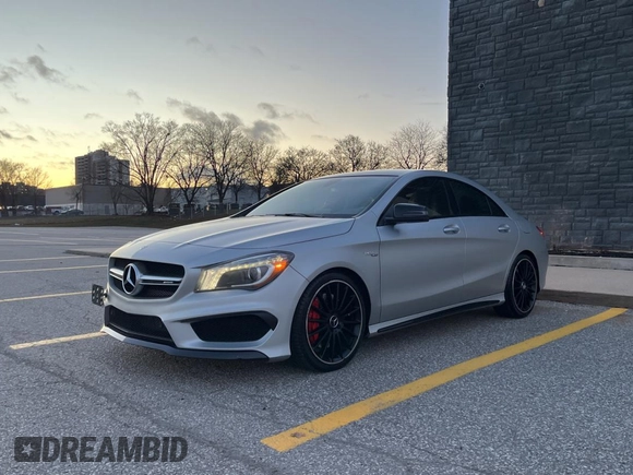 2015 Mercedes-Benz CLA 45 AMG with VIN WDDSJ5CB0FN175415, listed as a Copart auction lot 85143354 with 210,614 mi miles and Clean Title. Bid and sale history available at DreamBid. Image 2.